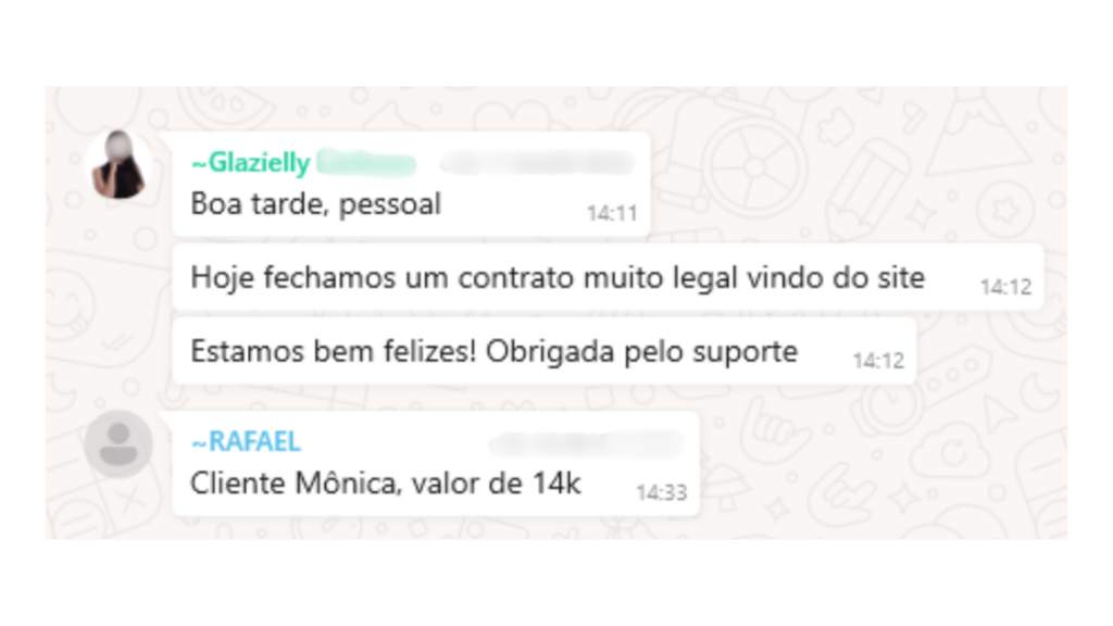 Depoimento de cliente sobre ROI de marketing digital - BuildV