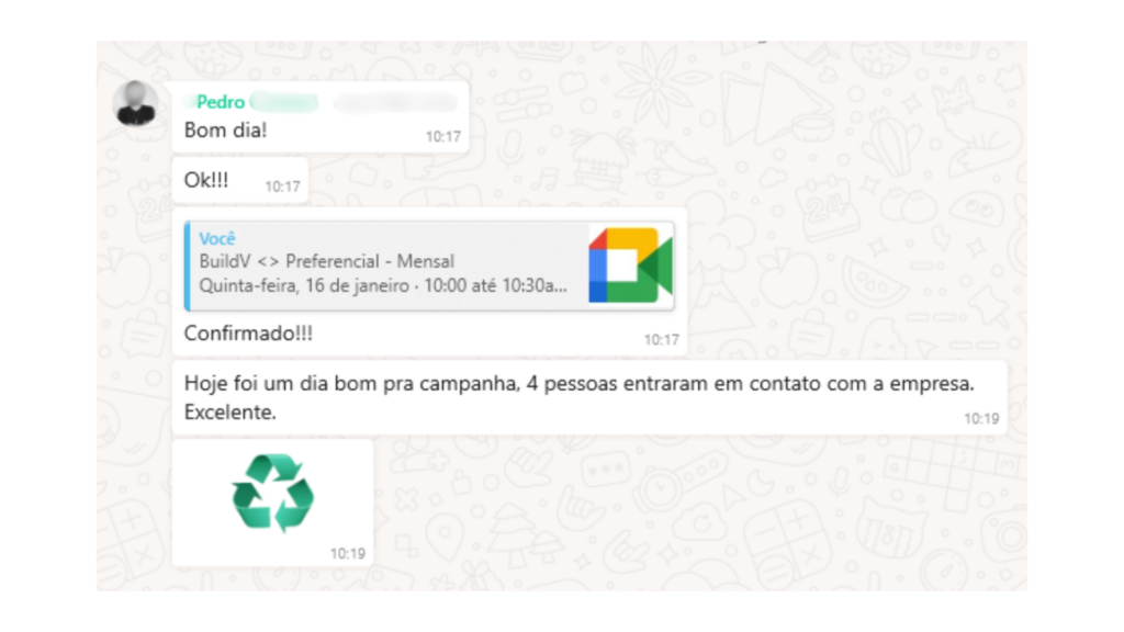 Depoimento de cliente sobre campanhas de trafego pago - BuildV