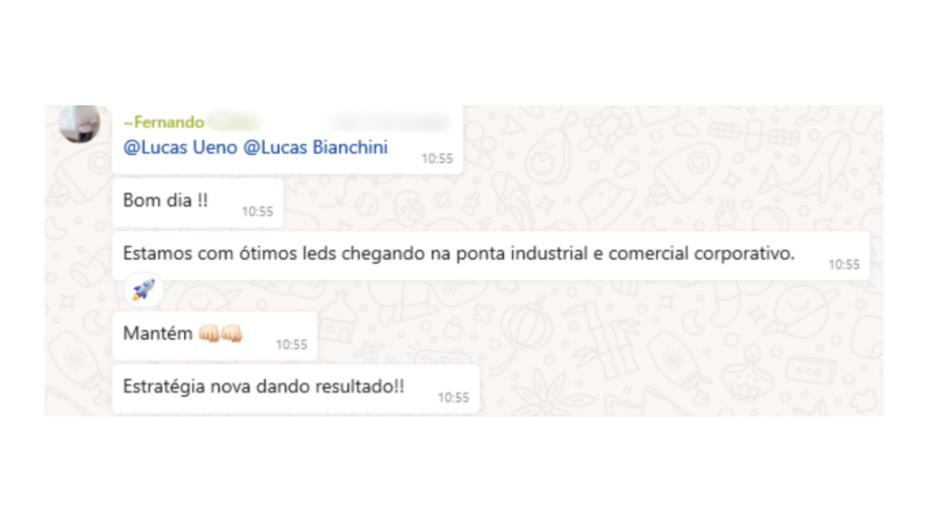 Depoimento de cliente sobre crescimento de vendas - BuildV